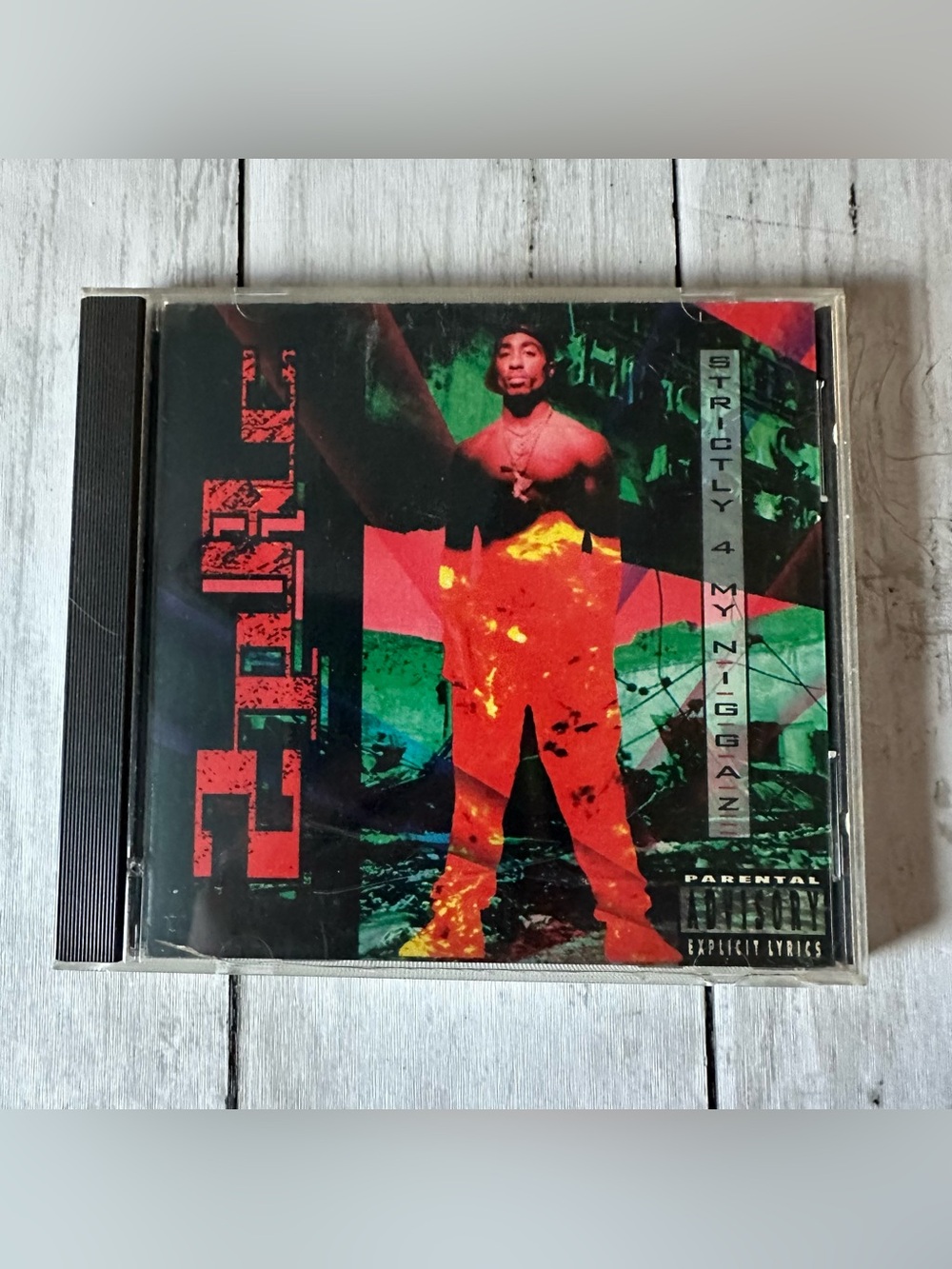 PREOWNED 1993 VINTAGE 2 PAC CD MUSIC STRICTLY 4 MY N.I.G.G.A.Z. MUISC CD RAP